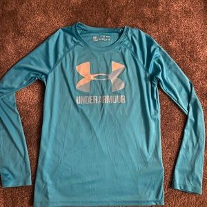 Girls under armour long sleeve T